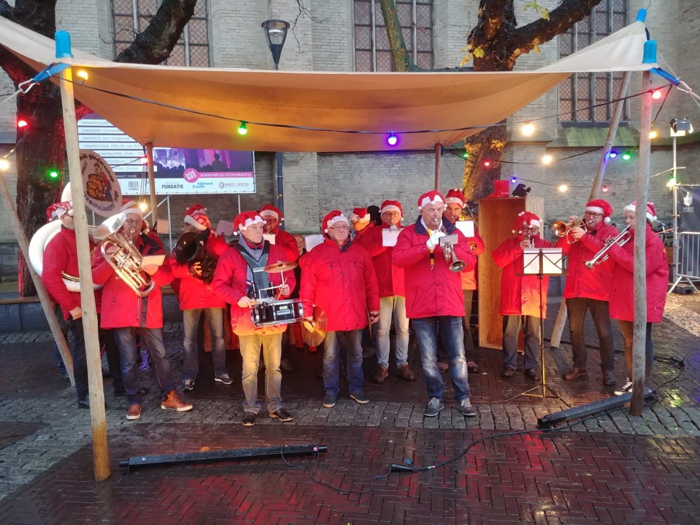 Kerstoptreden Kerstmarkt Museum Kwartier Zwolle 2022 De Zwolse